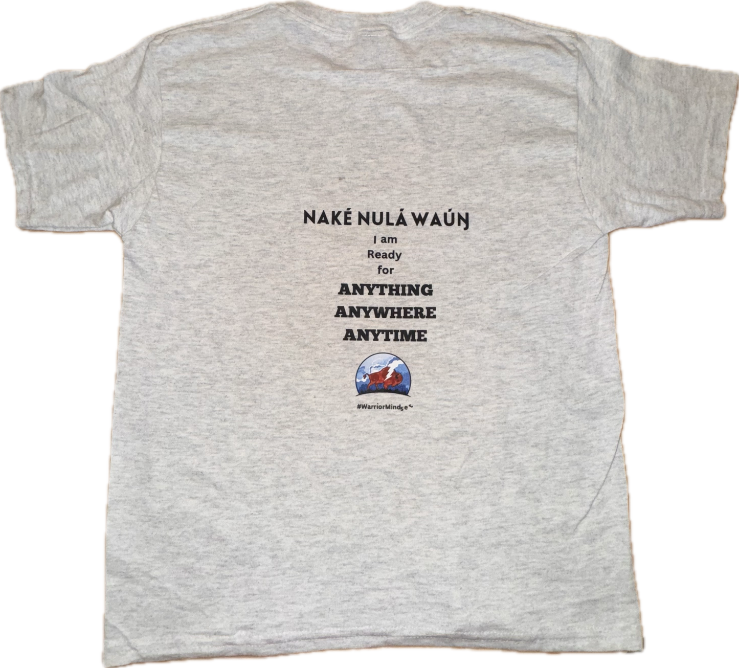 Youth Short Sleeve Warrior Mindset - Grey